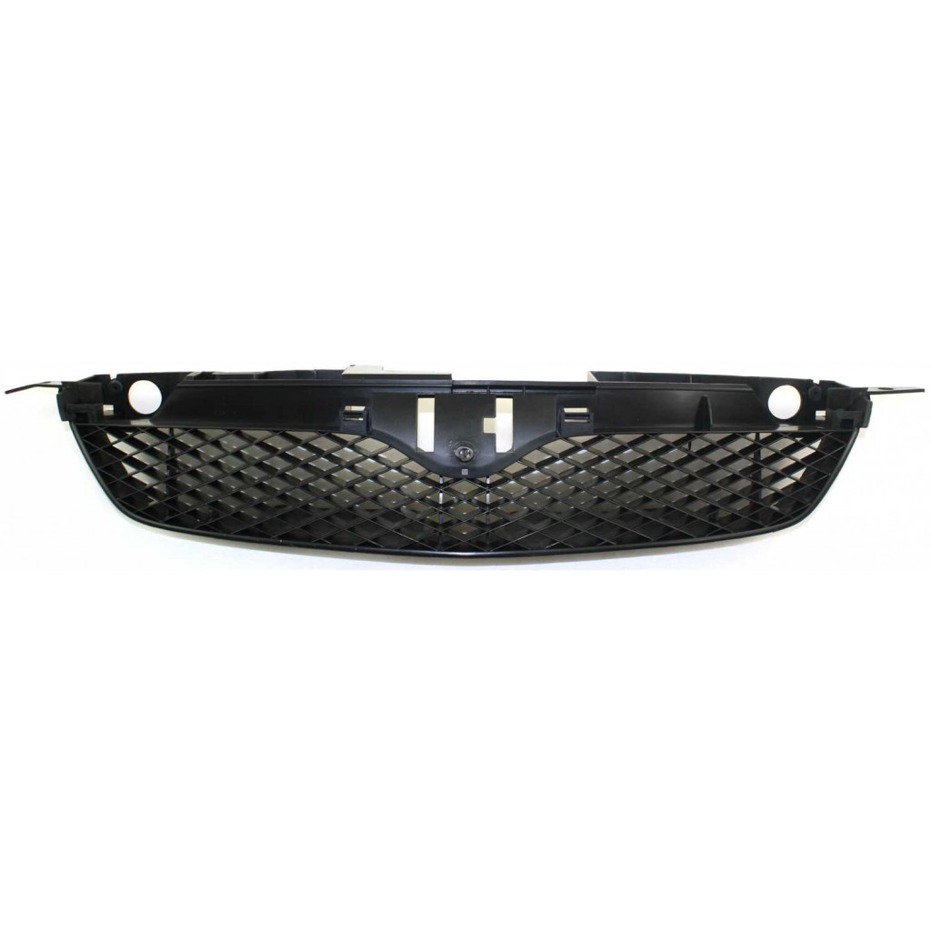 For Mazda Protege Grille Assembly 1999 2000 | Textured Black Shell & Insert | w/o Molding | Sedan Plastic | MA1200155 | B25D5071YB (CLX-M0-USA-19212-CL360A70)