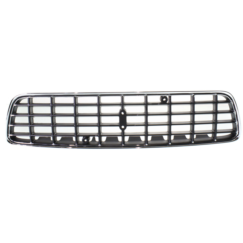 For Volvo S60 Grille Assembly 2001 02 03 2004 | Chrome Shell / Painted Black Insert | Plastic | VO1200114 | 91518811 (CLX-M0-USA-V070108-CL360A70)