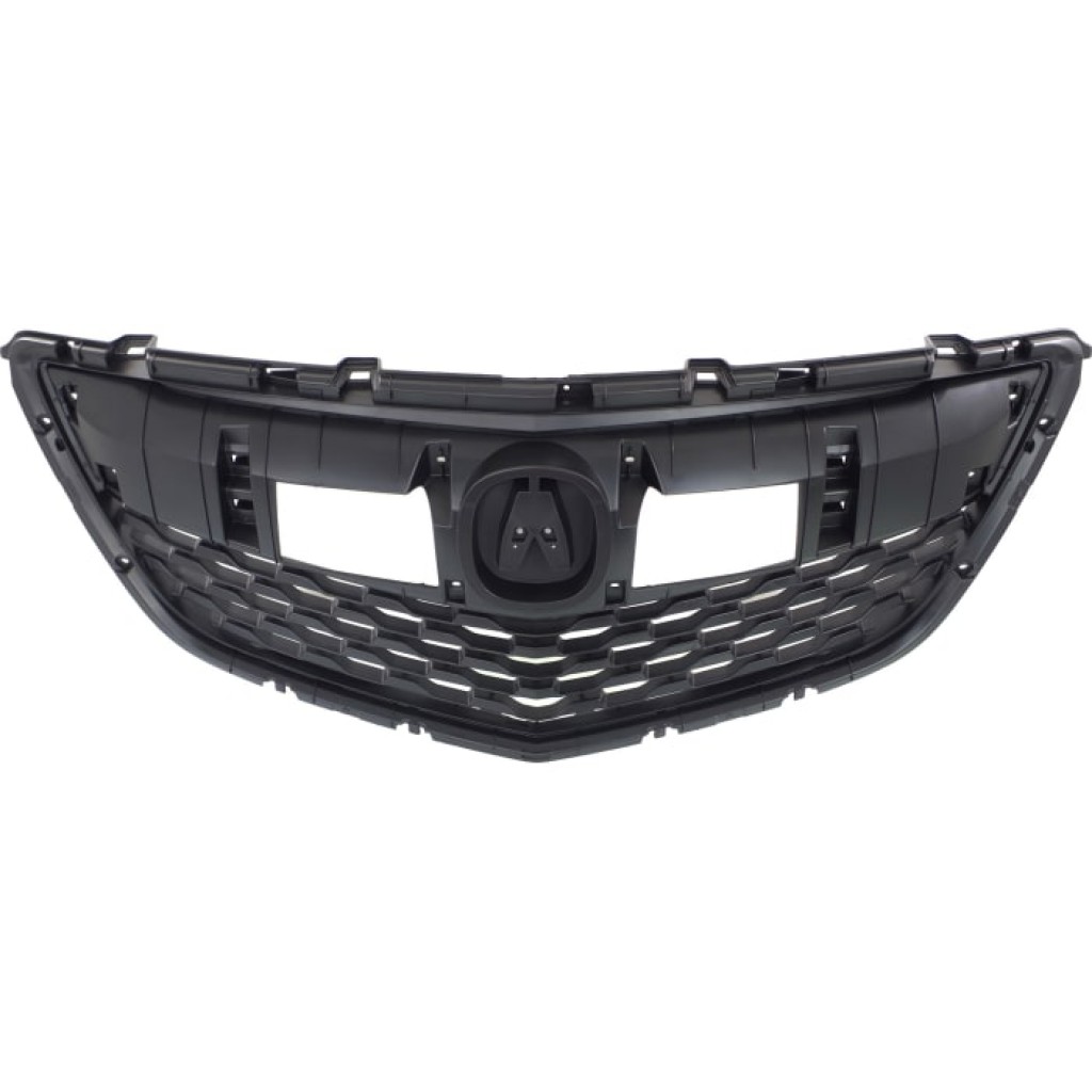 For Acura MDX Grille Assembly 2014 2015 2016 | Paintable Shell & Insert | Plastic | CAPA | AC1200121 | 75101TZ5A03 (CLX-M0-USA-REPA070133Q-CL360A70)