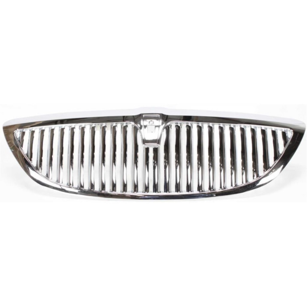 For Lincoln Town Car Grille Assembly 2003-2011 | Chrome Shell and Insert | Excludes Limited Edition | Plastic | CAPA | FO1200403 | 6W1Z8200AA (CLX-M0-USA-L070102Q-CL360A70)