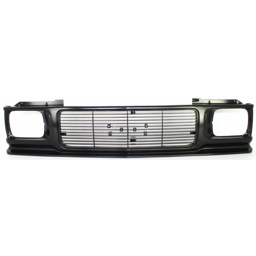 For GMC S15 Jimmy Grille Assembly 1991 | Textured Black Shell & Insert | Plastic | GM1200230 | 15661740 (CLX-M0-USA-6928-CL360A70)