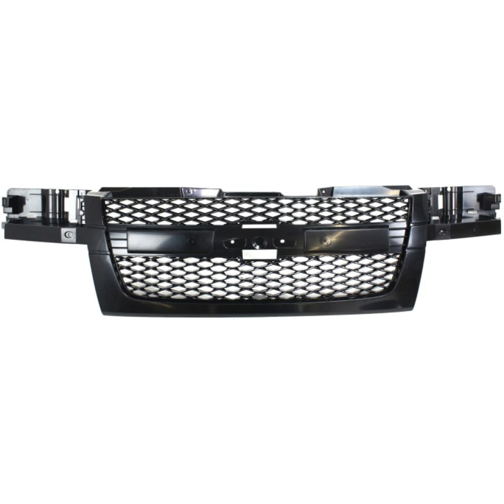 For Chevy Colorado Grille Assembly 2004-2012 | Mesh Insert | Textured Dark Gray Shell | 2-Piece Design | w/o Center Bar Plastic | GM1200560 | 12335790 (CLX-M0-USA-C070142-CL360A70)