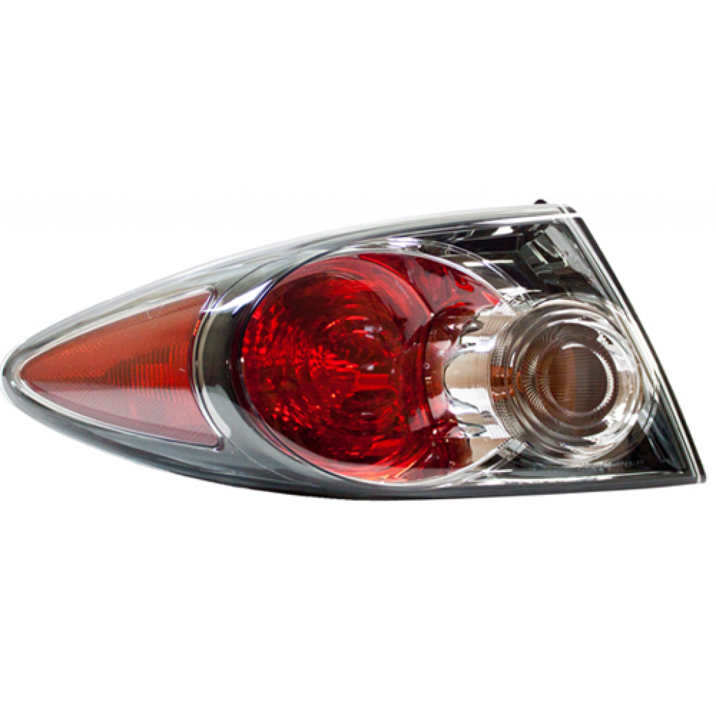 For Mazda 6 Outer Tail Light 2006 2007 2008 Driver Side Sedan / Hatchback w/o Turbo Sport For MA2804103 | GP7B-51-160 (CLX-M0-11-6238-90-CL360A55)