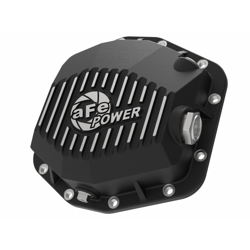 AFE For Jeep Wrangler 2018-2020 Pro Series Rear Differential Cover (Dana M220) | Black V6 3.6L (TLX-afe46-71000B-CL360A70)