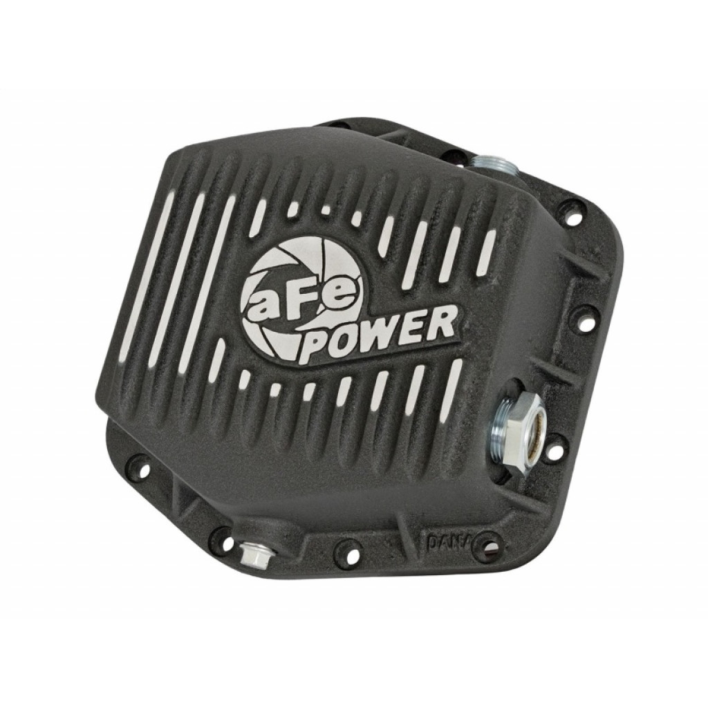 AFE For GMC Canyon 2015-2017 Power Rear Differential Cover | 12 Bolt Axles | Machined Black (TLX-afe46-70302-CL360A70)