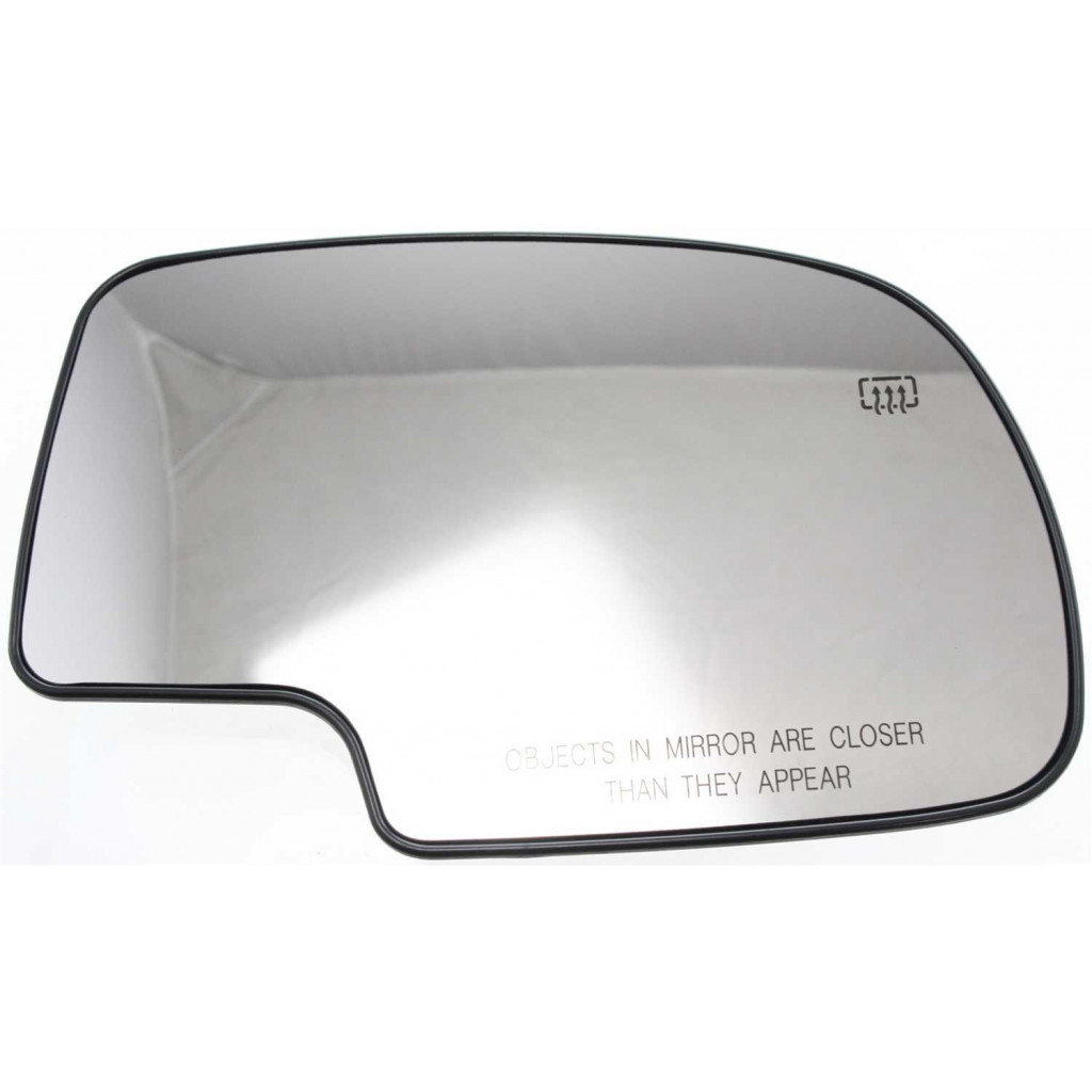 For GMC Sierra 1500 / 2500 / 3500 Mirror Glass 1999-2006 | Heated | Flat Glass Type | w/ Backing Plate | All Cab | w/o Signal Light/Blind Spot Detection (CLX-M0-USA-C471302-CL360A82-PARENT1)