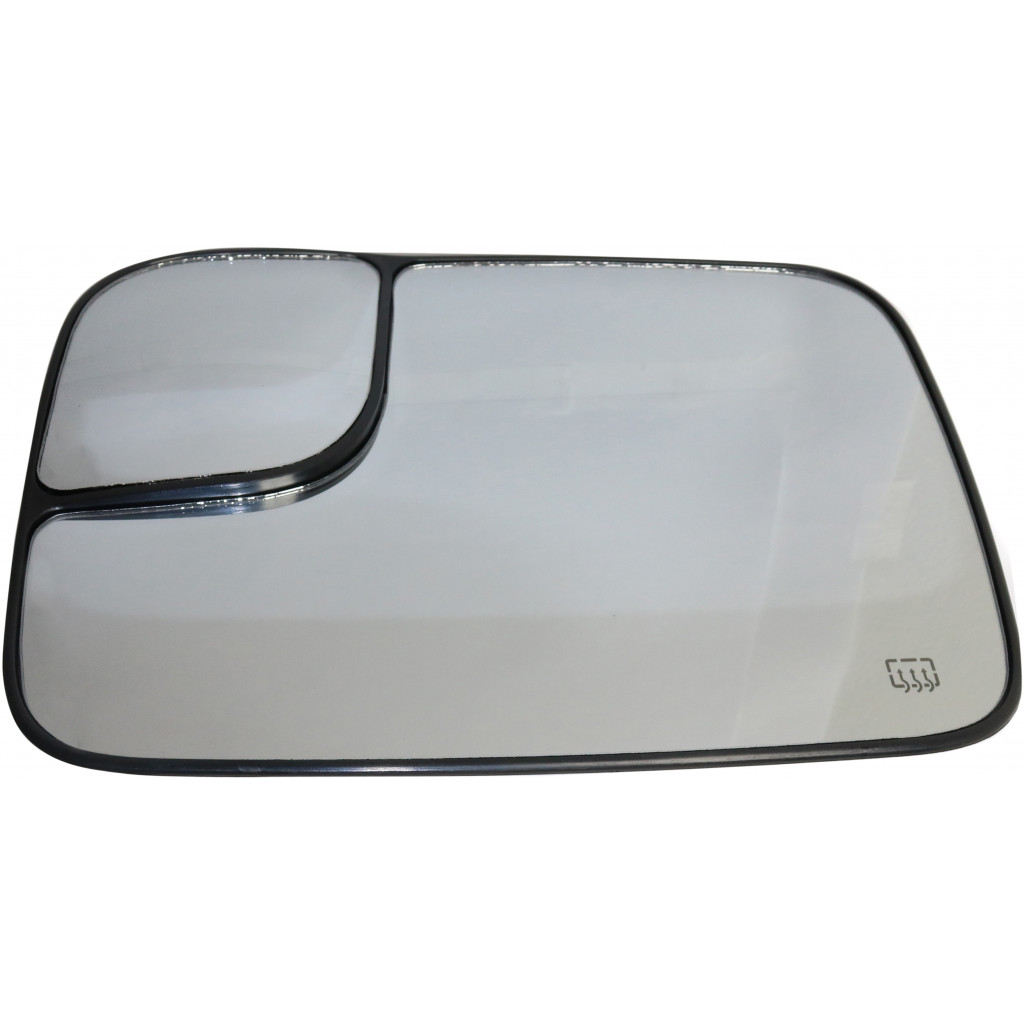For Dodge Ram 1500 / 2500 / 3500 Mirror Glass 2005 06 07 2008 | Heated | All Cab Types | w/ Backing Plate | Flat Glass Type (CLX-M0-USA-DG130GL-CL360A70-PARENT1)