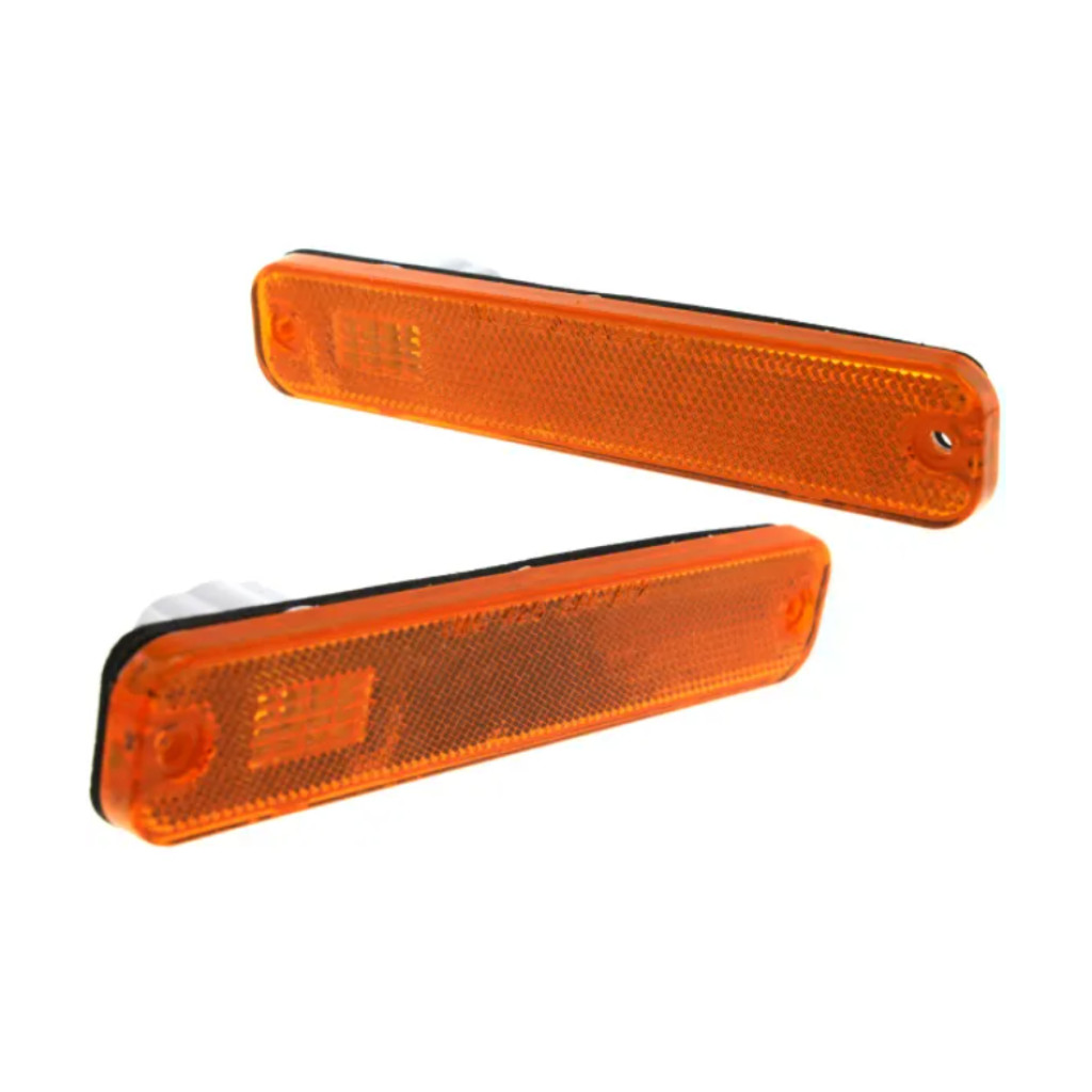 For Ford Truck Bronco Front Marker light Assembly 1978 1979 Pair Driver and Passenger Side (PLX-M1-330-1503N-US-Y)