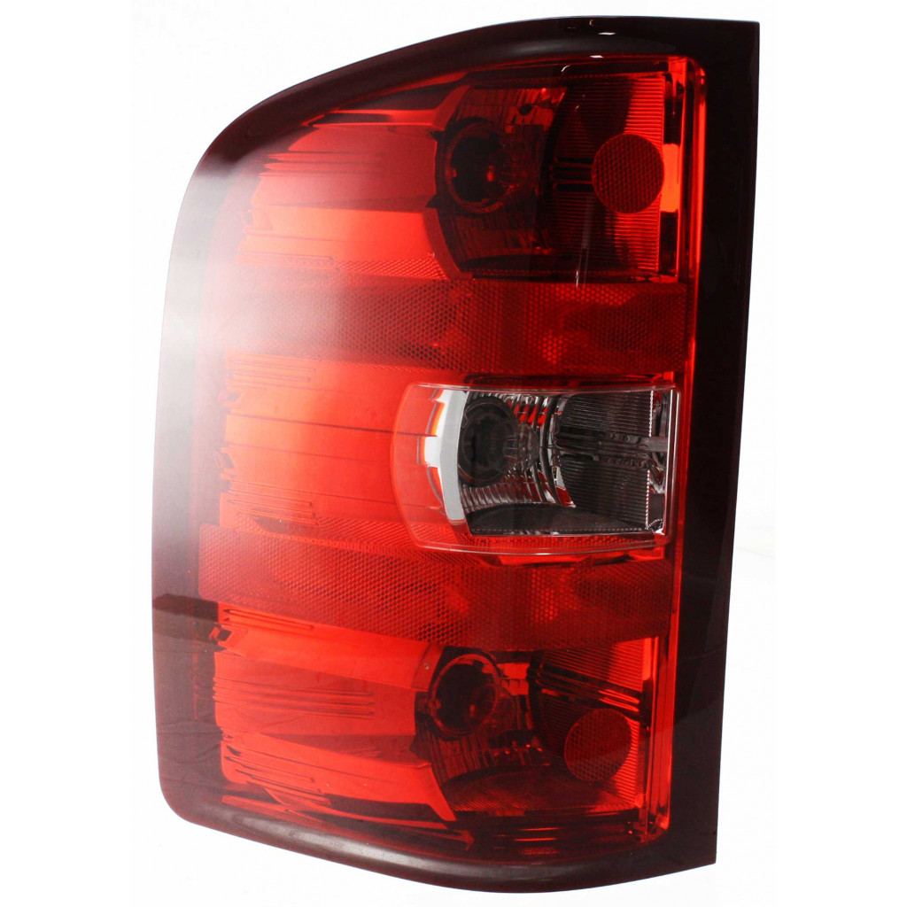 KarParts360: For 2007 2008 2009 2010 GMC SIERRA 3500 HD Tail Light Assembly Driver (Left) Side w/Bulbs Replaces GM2800207 (CLX-M0-GM437-B000L-CL360A12)