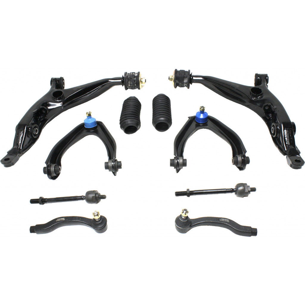 For Honda CR-V Control Arm Kit 1997 98 99 00 2001 Pair | Front | Lower | Set of 12 | 51360S10A00 | 51350S10A00 | 51460S10020 | 51450S10020 (CLX-M0-USA-REPH281517-CL360A70)