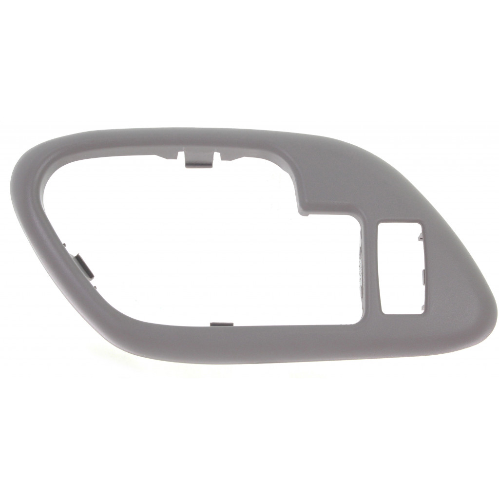 For GMC C1500 / C2500 Suburban Door Handle Trim 1995 96 97 98 1999 Driver Side | Front | Inside | Gray | w/ Lock Hole (CLX-M0-USA-REPCV462154-CL360A77)