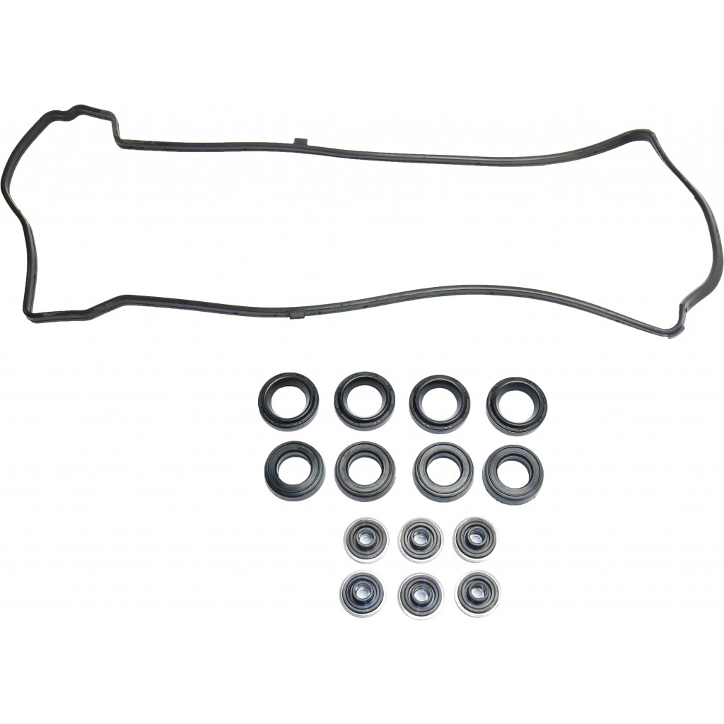 For Honda Accord Valve Cover Gasket 2003 2004 2005 | Rubber Material | 4 Cyl | 2.4L Engine | Old design | w/ Grommets & Spark Plug Tube Seals (CLX-M0-USA-REPH312913-CL360A70)