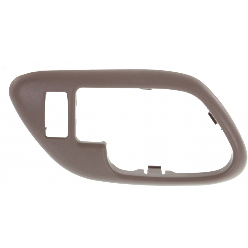 For Cadillac Escalade Door Handle Trim 1999 2000 Driver Side | Front | Inside | Brown | w/ Lock Hole | 15708073 (CLX-M0-USA-REPCV462162-CL360A82)