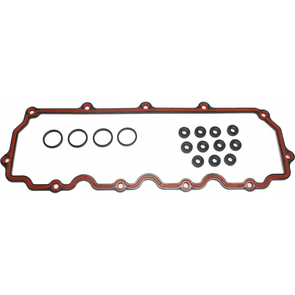 For Ford F-250 / F-350 / F-450 / F-550 Super Duty Valve Cover Gasket 2003-2010 | Upper | Silicon Material | 8 Cyl | 6.0L | Fuel Inject | Overhead Valve | Turbocharged | 3C3Z6584BA | 3C3Z6584AA (CLX-M0-USA-REPF312906-CL360A71)