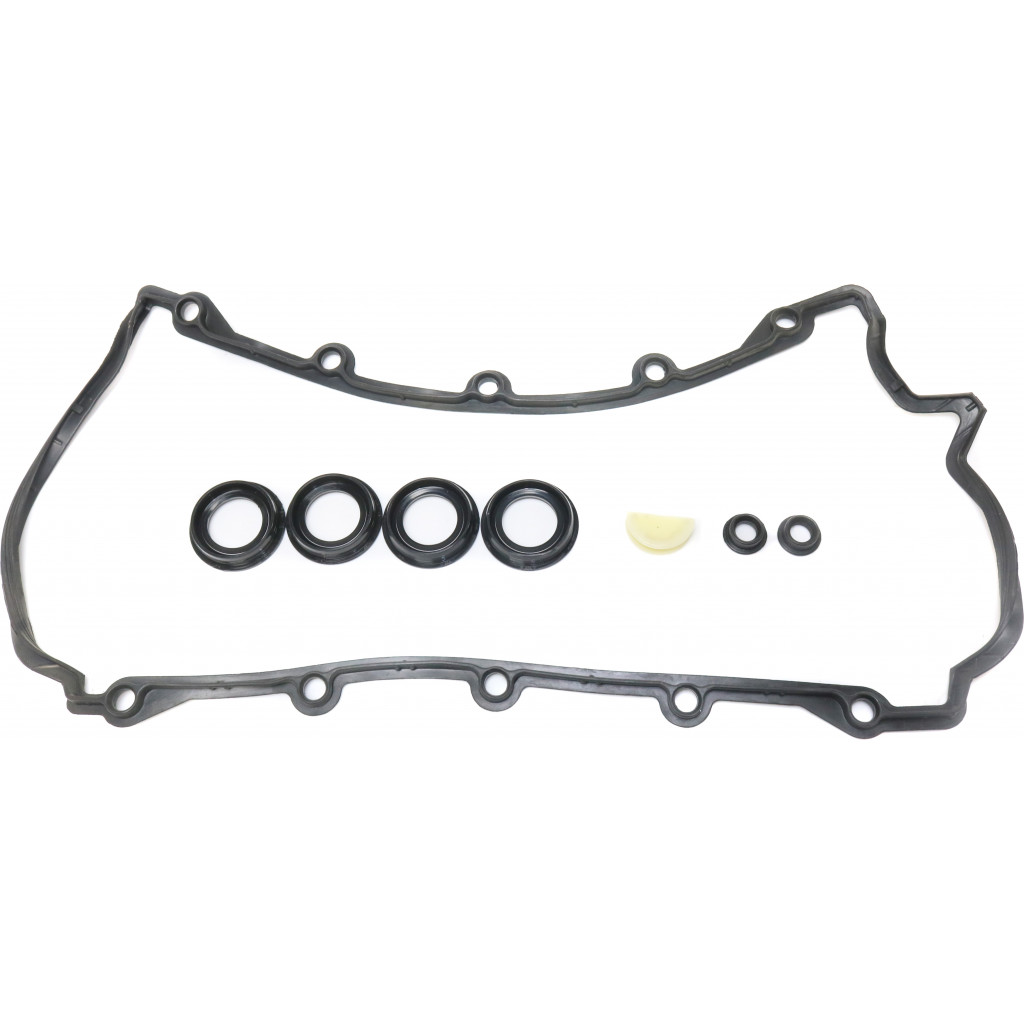 For Audi A6 Quattro Valve Cover Gasket 2000 01 02 03 2004 Driver OR Passenger Side | Single Piece | Set | 8 Cylinder | 4.2L Engine | w/ Grommets (CLX-M0-USA-REPA312908-CL360A71)