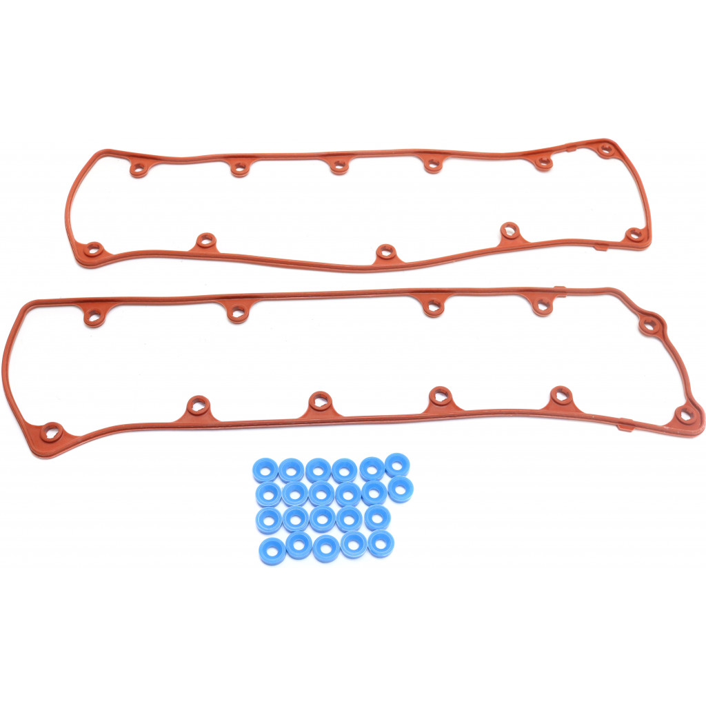 For Ford Mustang Valve Cover Gasket 2002 2003 2004 | Rubber Material | 8 Cyl | 4.6L Engine | w/ Grommets (CLX-M0-USA-REPF312907-CL360A75)