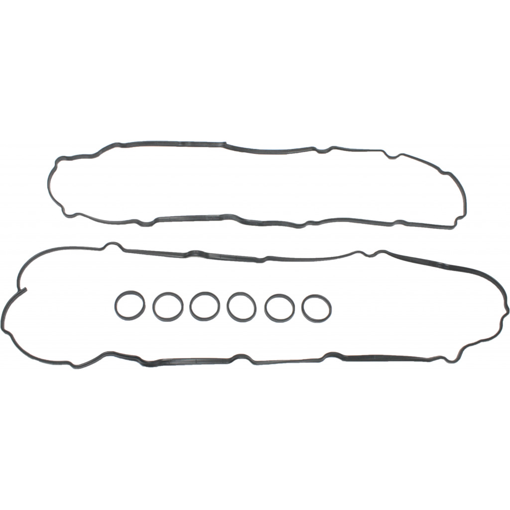 For Chrysler Sebring Valve Cover Gasket 2001-2010 | Set | Rubber Material | 6 Cylinder | 2.7L | 2700cc | 167 CID | Dual Overhead Cam | 24V | Includes Spark Plug Tube Seals | w/o Grommets (CLX-M0-USA-REPC312902-CL360A71)