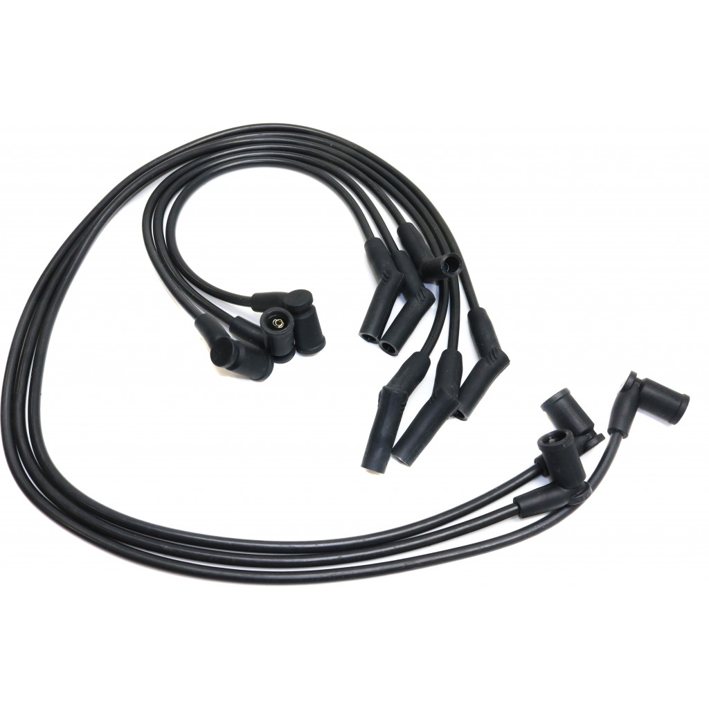 For Ford E-150 / E-250 Econoline Spark Plug Wire 2001 2002 | Set of 6 | Black Finish (CLX-M0-USA-REPF504803-CL360A70)