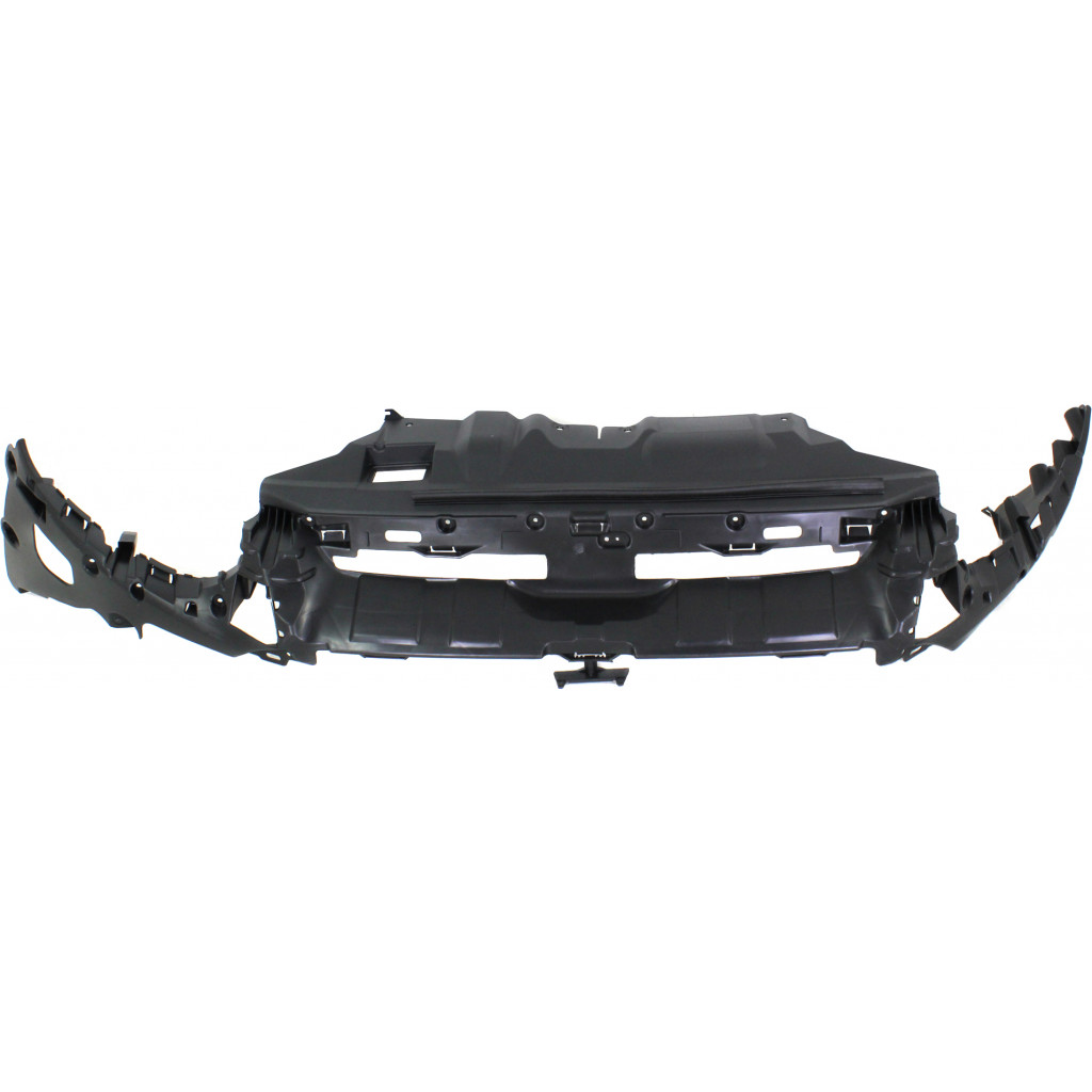 For Ford Focus Radiator Support Cover 2012 2013 2014 | Textured Black | Hatchback/Sedan | Excludes ST/Electric Model | FO1065105 | CP9Z17C897A (CLX-M0-USA-REPF040914-CL360A70)