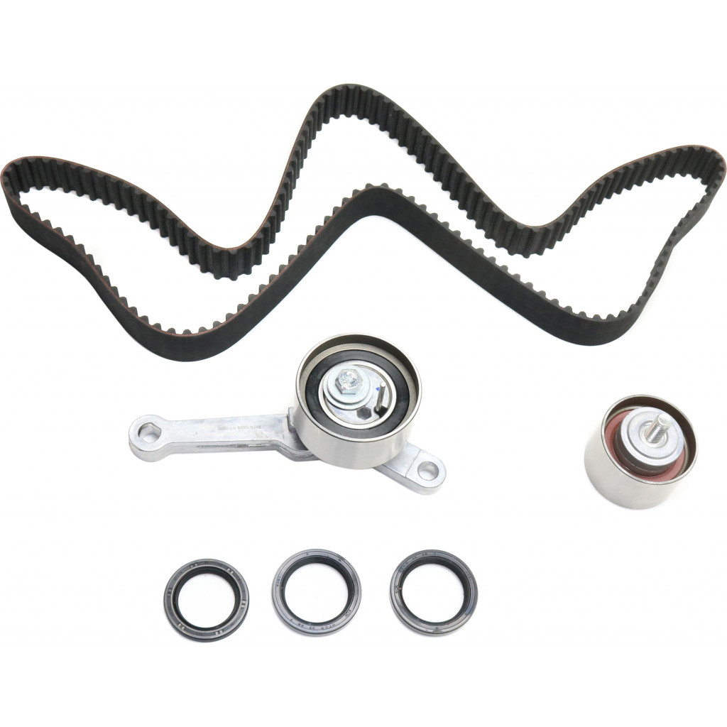 For Dodge Caravan Timing Belt Kit 1996-2002 | 6 Cyl | 2.4L | w/ Mechanical Tensioner System | w/ Oil Seal | TBK151 (CLX-M0-USA-REPD319807-CL360A75)