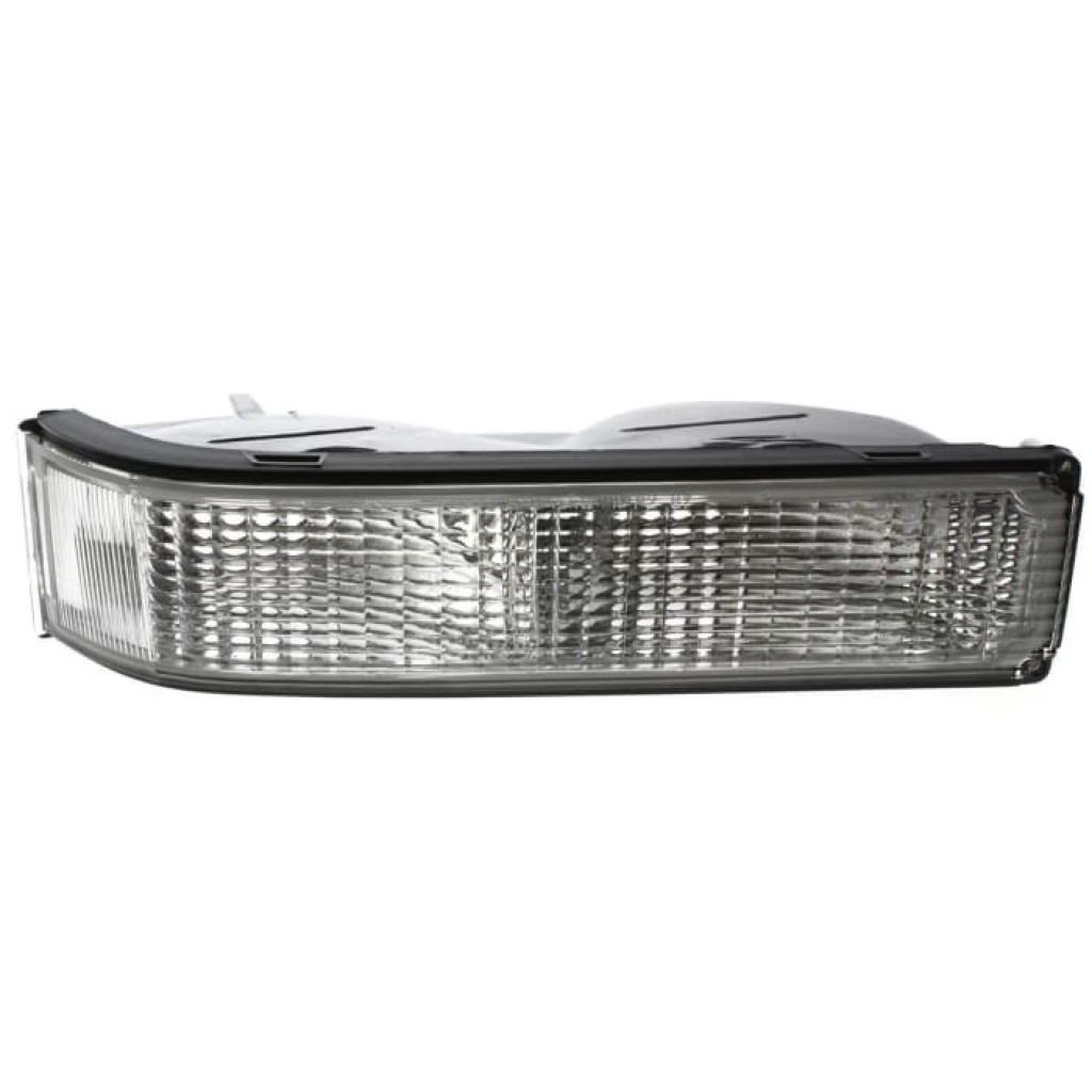 For Chevy C1500 / C2500 / C3500 Turn Signal Light 1988-2000 Passenger Side | w/ Single Sealed Beam Headlamps | Clear Lens | GM2521104 | 5974338 (CLX-M0-USA-12-1409-01-CL360A70)
