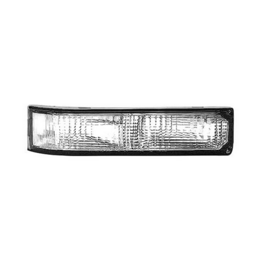 For Chevy Tahoe Turn Signal Light 1995 96 97 98 99 2000 Passenger Side | w/ Single Sealed Beam Headlamps | Clear Lens | GM2521104 | 5974338 (CLX-M0-USA-12-1409-01-CL360A74)