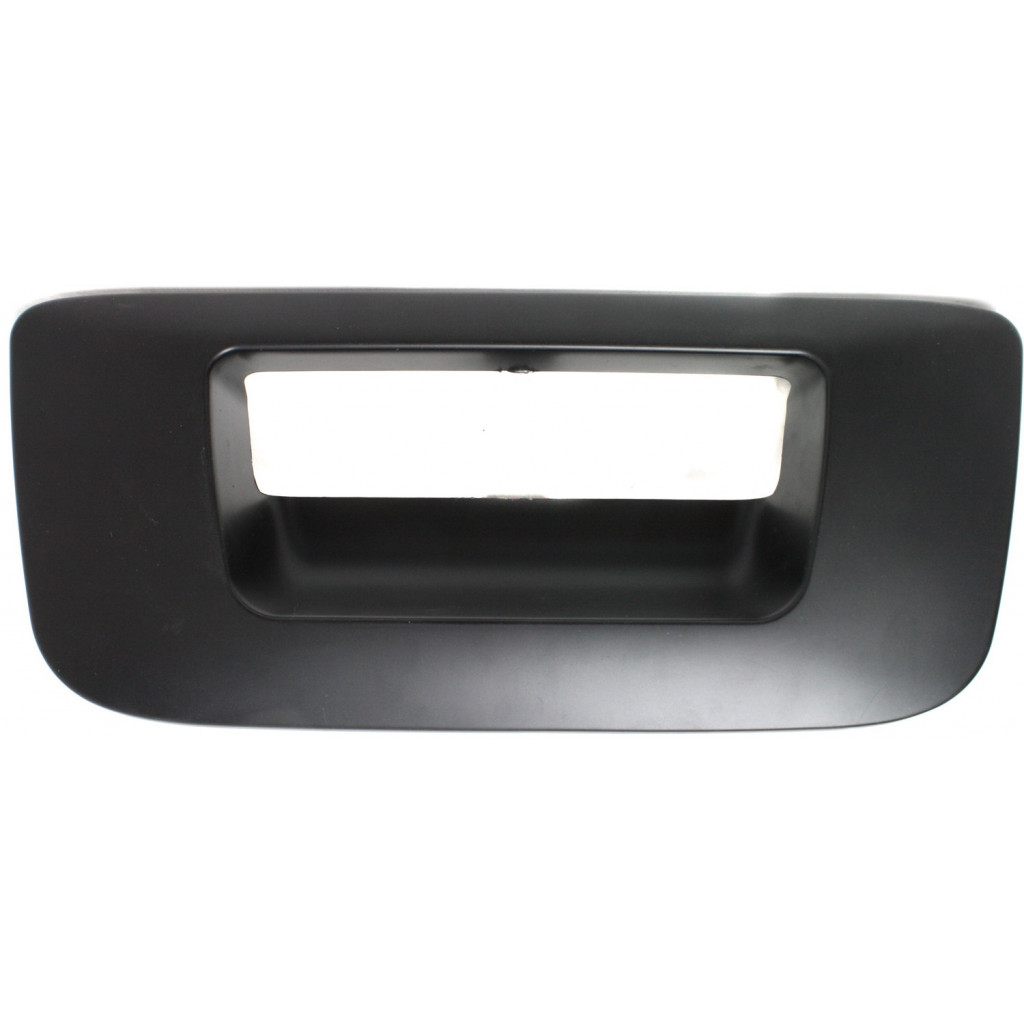For GMC Sierra 1500 Tailgate Handle Bezel 2007-2013 | Outside | w/o Cam & Key Hole | Excludes 2007 Classic | Primed | Plastic (CLX-M0-USA-REPC580743-CL360A72)