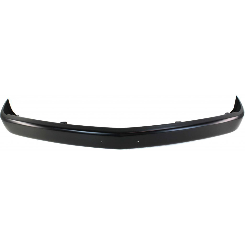 For GMC K1500 / K2500 / K3500 Front Bumper 1988-2000 | Painted Black | Face Bar | w/ License Plate Holes | w/o Impact Strip & Pad Holes | GM1002168 | 15607509 (CLX-M0-USA-5755-1-CL360A75)