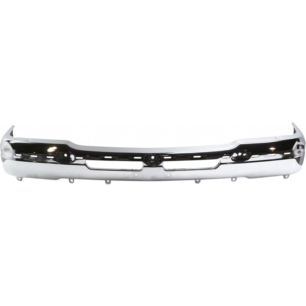 For Chevy Silverado 1500 / 2500 Front Bumper 2003 04 05 2006 | Chrome | Face Bar | Base / LS / LT / Hybrid | w/ Bracket | GM1002822 | 19150310 (CLX-M0-USA-C010904-CL360A71)