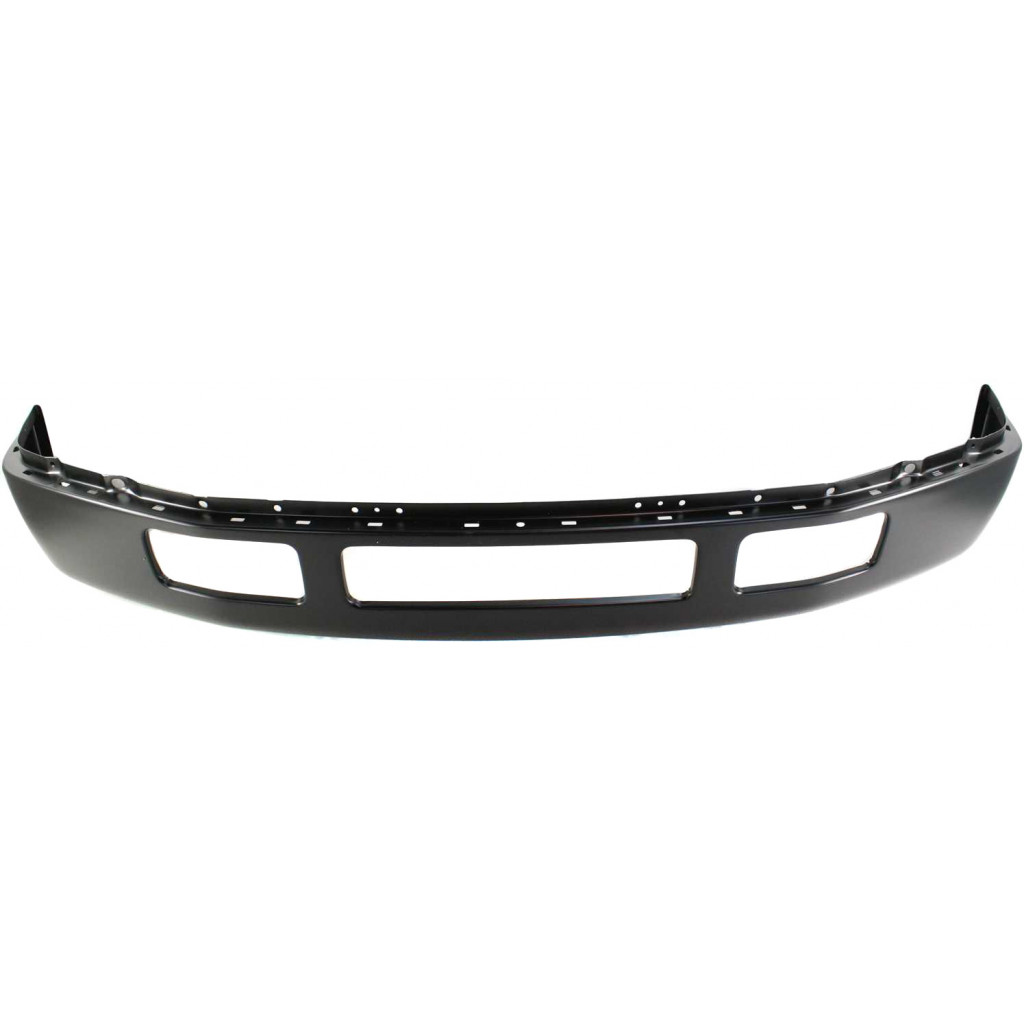 For Ford F-250 / F-350 Super Duty Front Bumper 2005 2006 2007 | Painted Black | w/o Fender Flare Holes | FO1002393 | 5C3Z17757CAA (CLX-M0-USA-F010702-CL360A71)