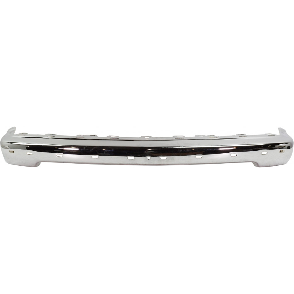 For Chevy S10 Front Bumper 1998-2004 | Chrome | w/ Moulding Holes | GM1002368 | 15094048 (CLX-M0-USA-6891-CL360A71)