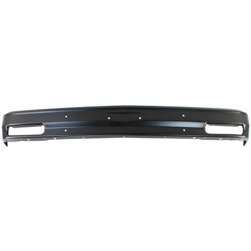 For Chevy S10 Front Bumper 1991 1992 1993 | Painted Black | w/o Molding Holes | GM1002174 | 15632823 (CLX-M0-USA-6939-CL360A70)
