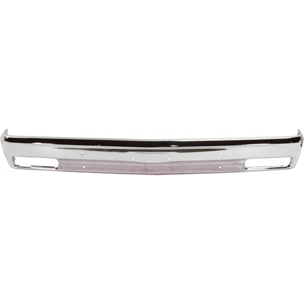 For Chevy S10 Front Bumper 1982-1990 | Chrome | w/o Molding Holes | GM1002365 | 14033726 (CLX-M0-USA-6935-CL360A70)