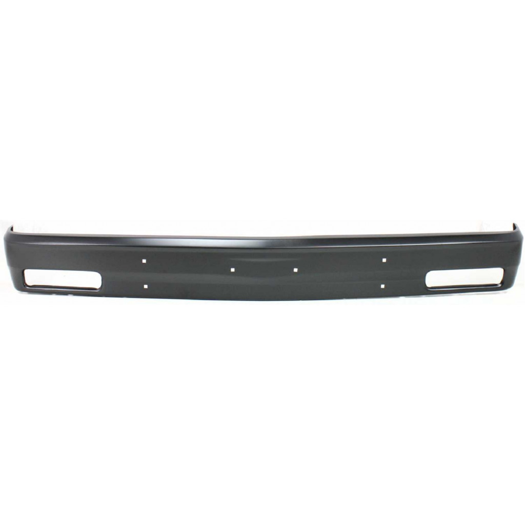 For GMC S15 Front Bumper 1982-1990 | Painted Black | w/o Molding Holes | GM1002138 | 14030576 (CLX-M0-USA-6932-CL360A71)