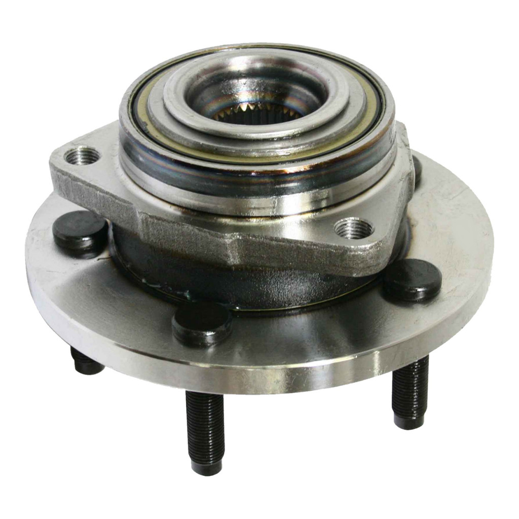 For Dodge Dakota Wheel Hub Assembly 2005 06 07 08 09 2010 Driver OR Passenger Side | Single Piece | Front | 5 Lugs | 52104698AC (CLX-M0-USA-REPD283711-CL360A70)