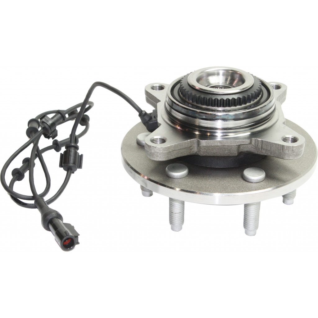 For Ford Expedition Wheel Hub Assembly 2003 04 05 2006 Driver OR Passenger Side | Single Piece | Front | Anti-Lock Braking System | 4WD | 4-Wheel | 6 Lugs | Non-Driven Type | 6L1Z1104E (CLX-M0-USA-REPL283701-CL360A70)