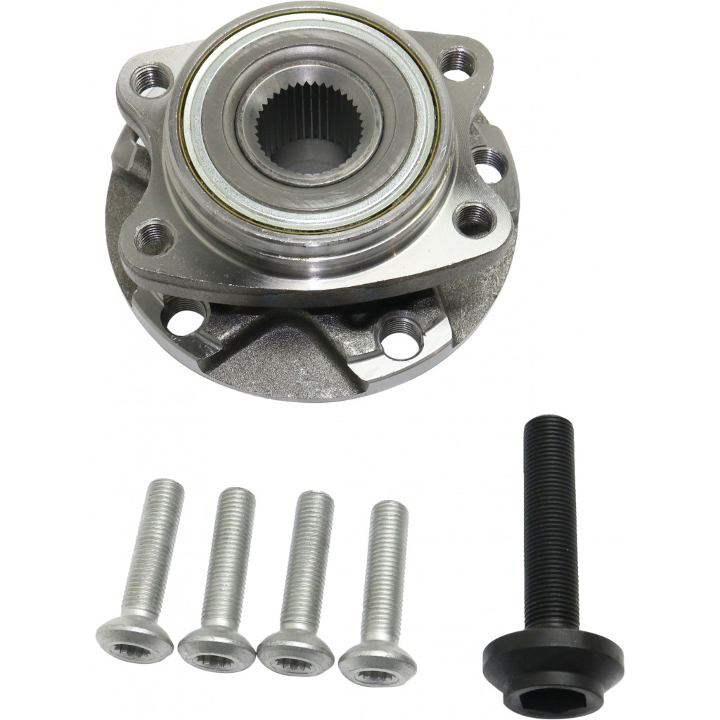 For Audi S4 Wheel Hub Assembly 2004 05 06 07 2008 Driver OR Passenger Side | Single Piece | Front | 5 Lugs | Driven Type | 8E0498625B | 4A0407615G (CLX-M0-USA-RA28370002-CL360A72)