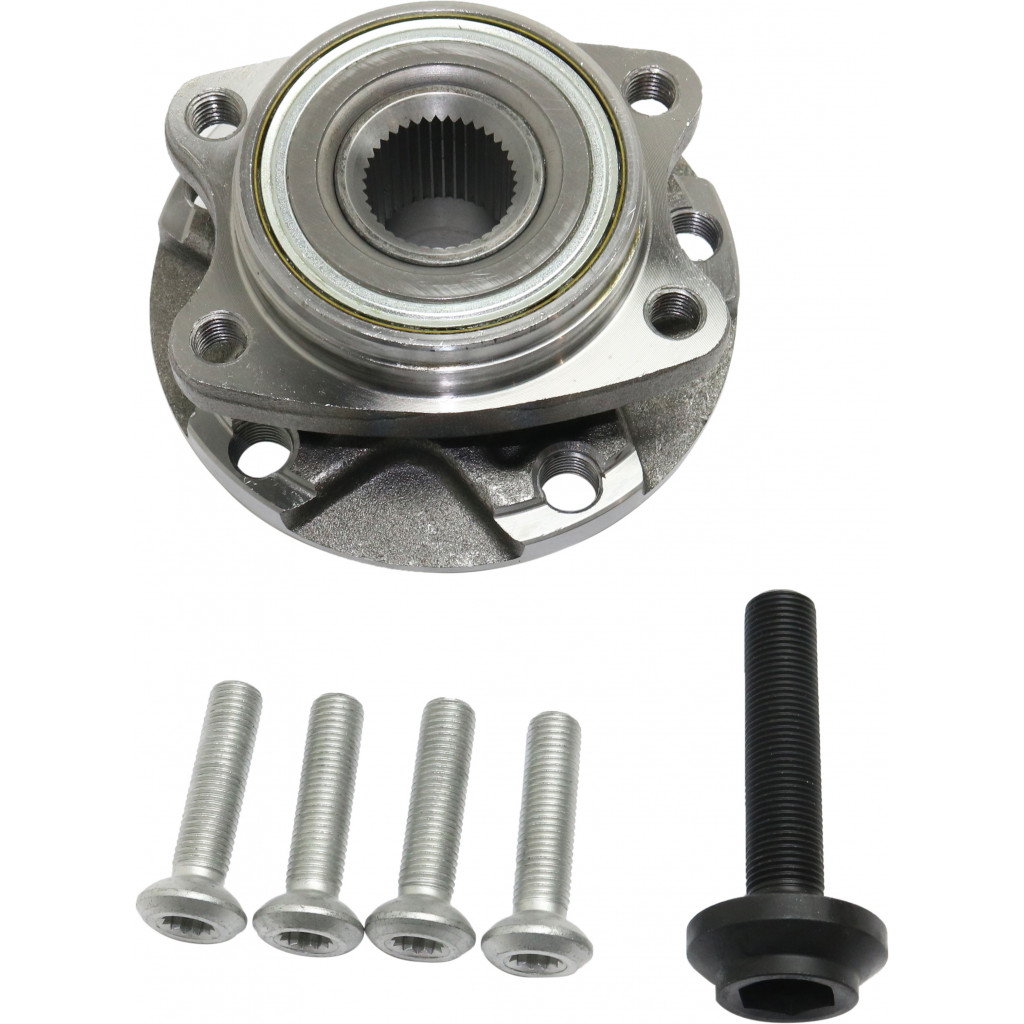 For Audi RS4 Wheel Hub Assembly 2007 2008 Driver OR Passenger Side | Single Piece | Front | 5 Lugs | Driven Type | 8E0498625B | 4A0407615G (CLX-M0-USA-RA28370002-CL360A73)