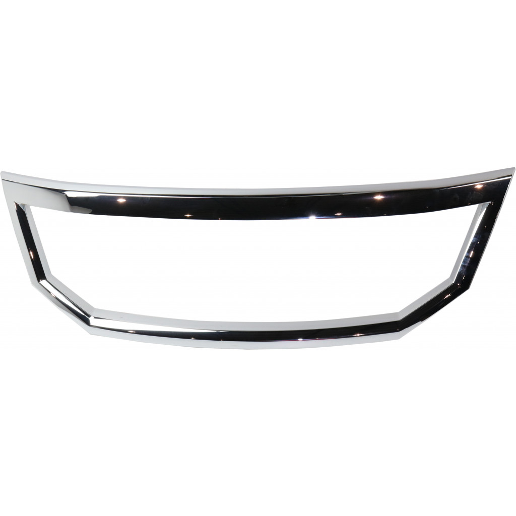 For Honda Odyssey Grille Trim 2008 2009 2010 | Chrome | Grille Surround Molding | CAPA Certified | HO1202105 | 71122SHJA02 (CLX-M0-USA-REPH071701Q-CL360A70)