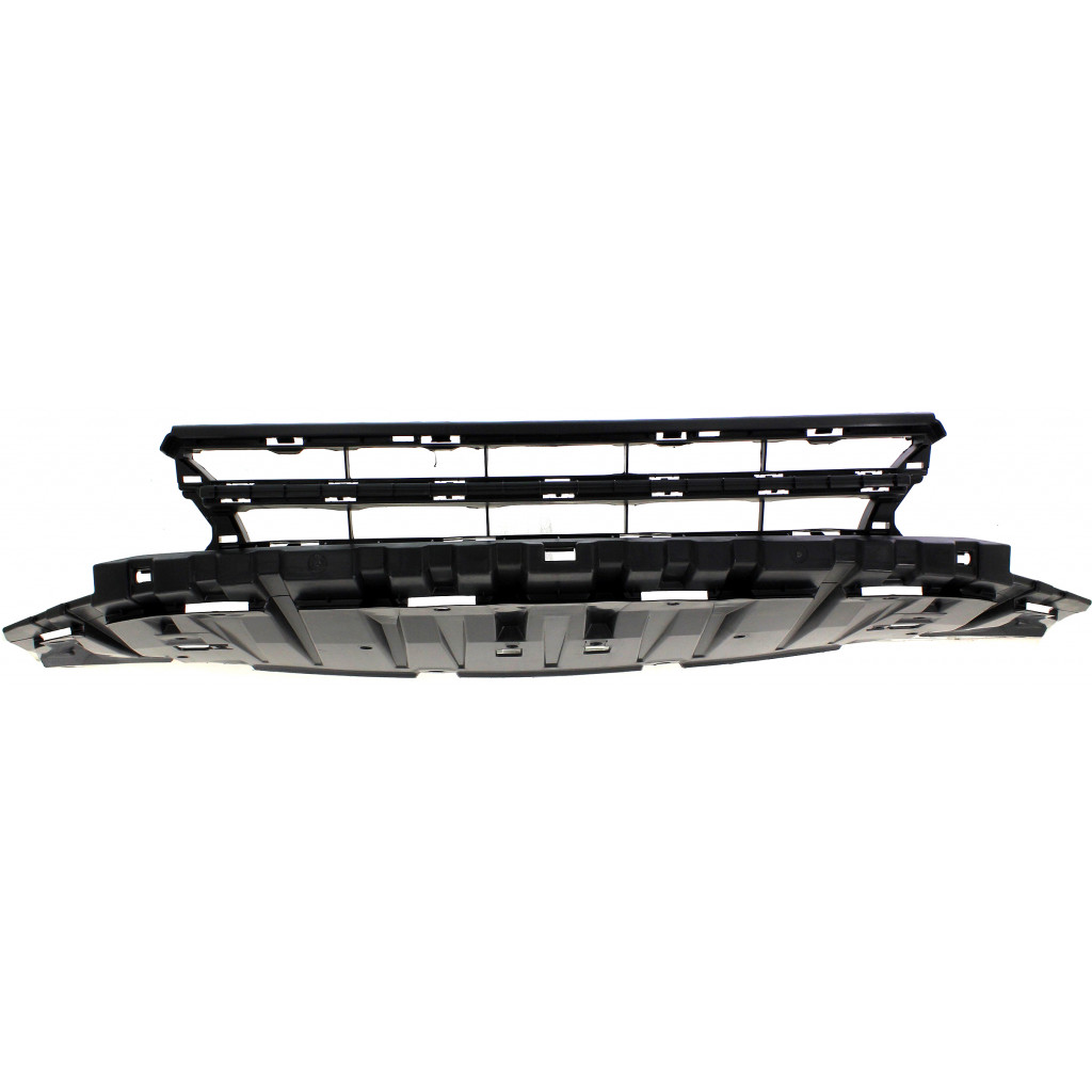 For Honda Civic Front Bumper Grille 2013 2014 2015 | Lower | Textured Black | Plastic | Sedan | 15L / 18L Engine | HO1036113 | 71105TR3A51 (CLX-M0-USA-REPH015315-CL360A70)