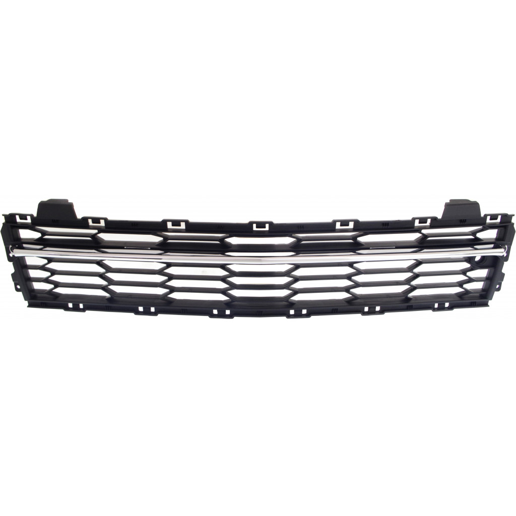 For Chevy Cruze Limited Front Bumper Grille 2016 Lower | w/ RS Package | Chrome Shell w/ Black Insert | Plastic | GM1036172 | 94516738 (CLX-M0-USA-REPC015336-CL360A71)