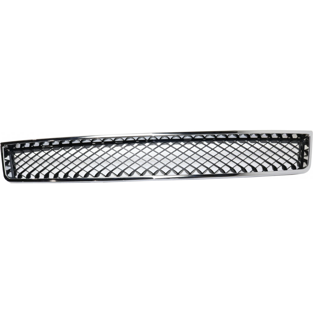 For Chevy Suburban 1500 / 2500 Front Bumper Grille 2007-2014 | Lower | Plastic | Chrome Shell w/ Black Insert | GM1200553 | 15835084 (CLX-M0-USA-C070177-CL360A70)