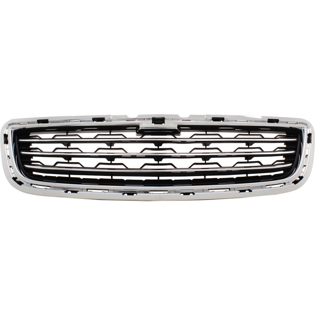 For Chevy Trax Front Bumper Grille 2015 2016 Lower | Black | Plastic | Molding | w/ Chrome | GM1200727 | 94560931 (CLX-M0-USA-RC01530008-CL360A70)