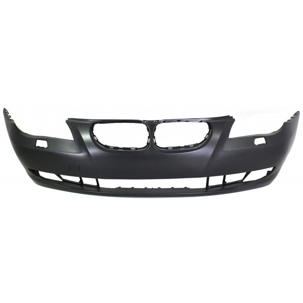 For BMW 528i xDrive / 535i xDrive Front Bumper Cover 2008 2009 2010 | Primed | w/o M Package | w/o Park Distance Control Sensor Holes | Sedan/Wagon Plastic | BM1000192 | 51117184716 (CLX-M0-USA-REPB010333P-CL360A71)