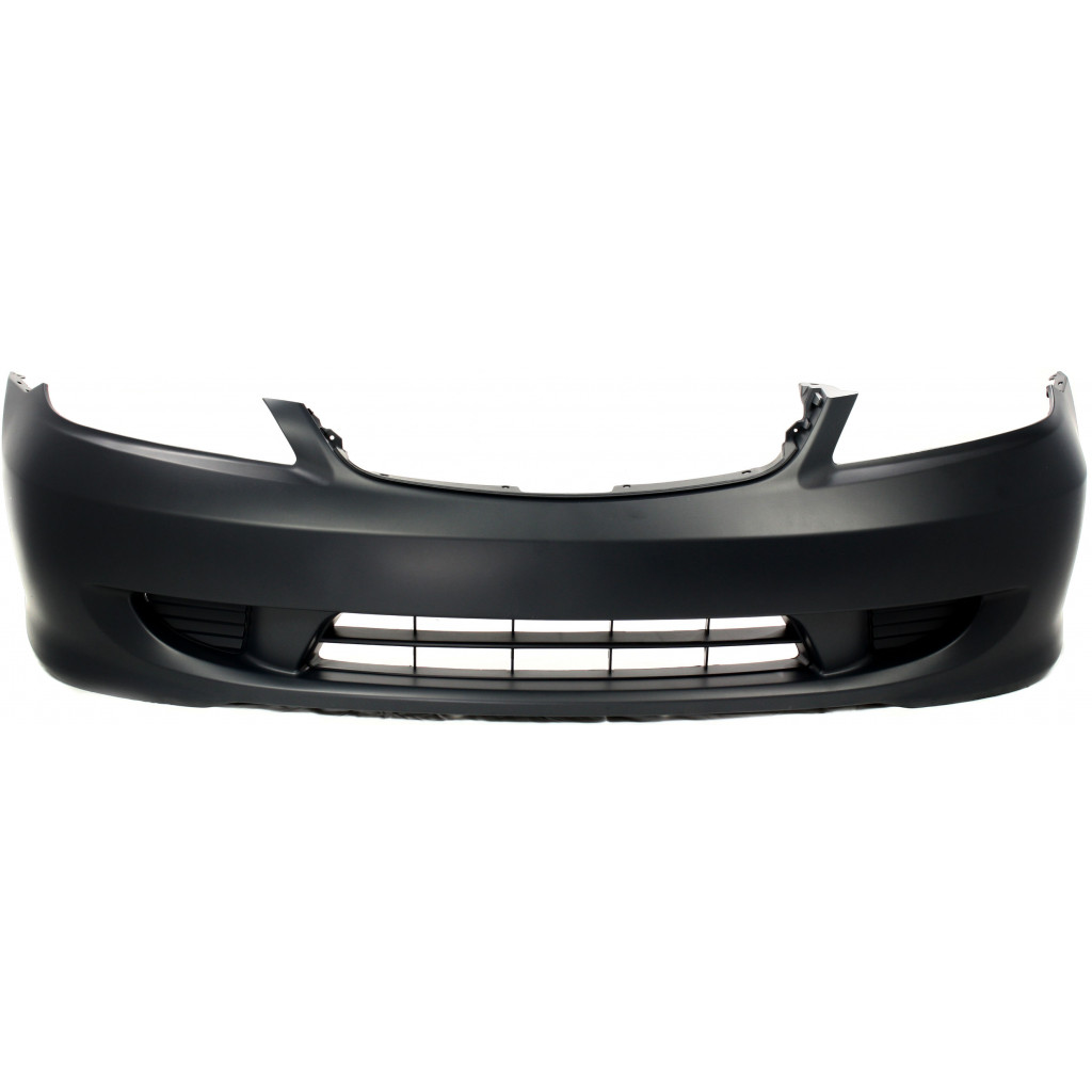 For Honda Civic Front Bumper Cover 2004 2005 | Primed | Coupe/Sedan | Plastic | HO1000216 | 04711S5AA91ZZ (CLX-M0-USA-H010354P-CL360A70)