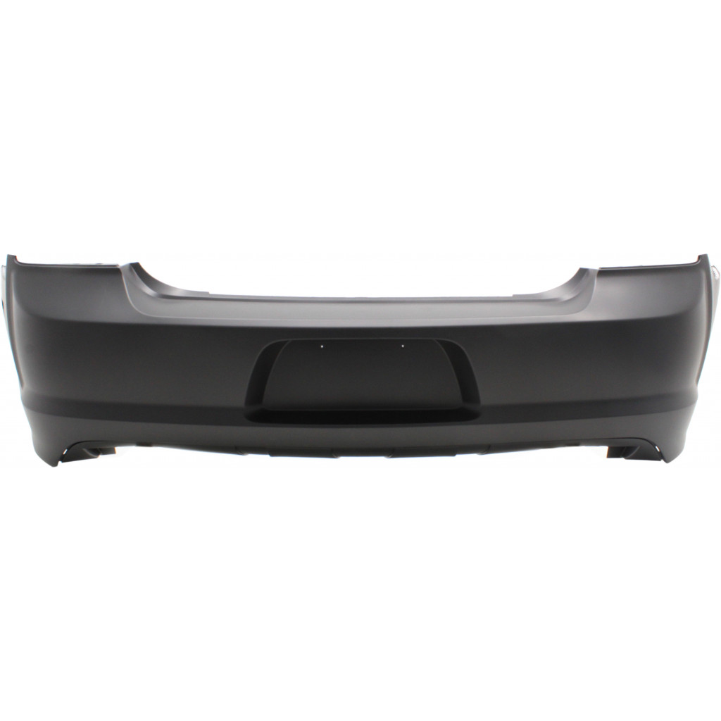 For Dodge Charger Rear Bumper Cover 2012 2013 2014 | Primed | Plastic | w/o Parking Aid Sensor Holes | Type 2 | CH1100977 | 68156138AC (CLX-M0-USA-RD76010002-CL360A70)