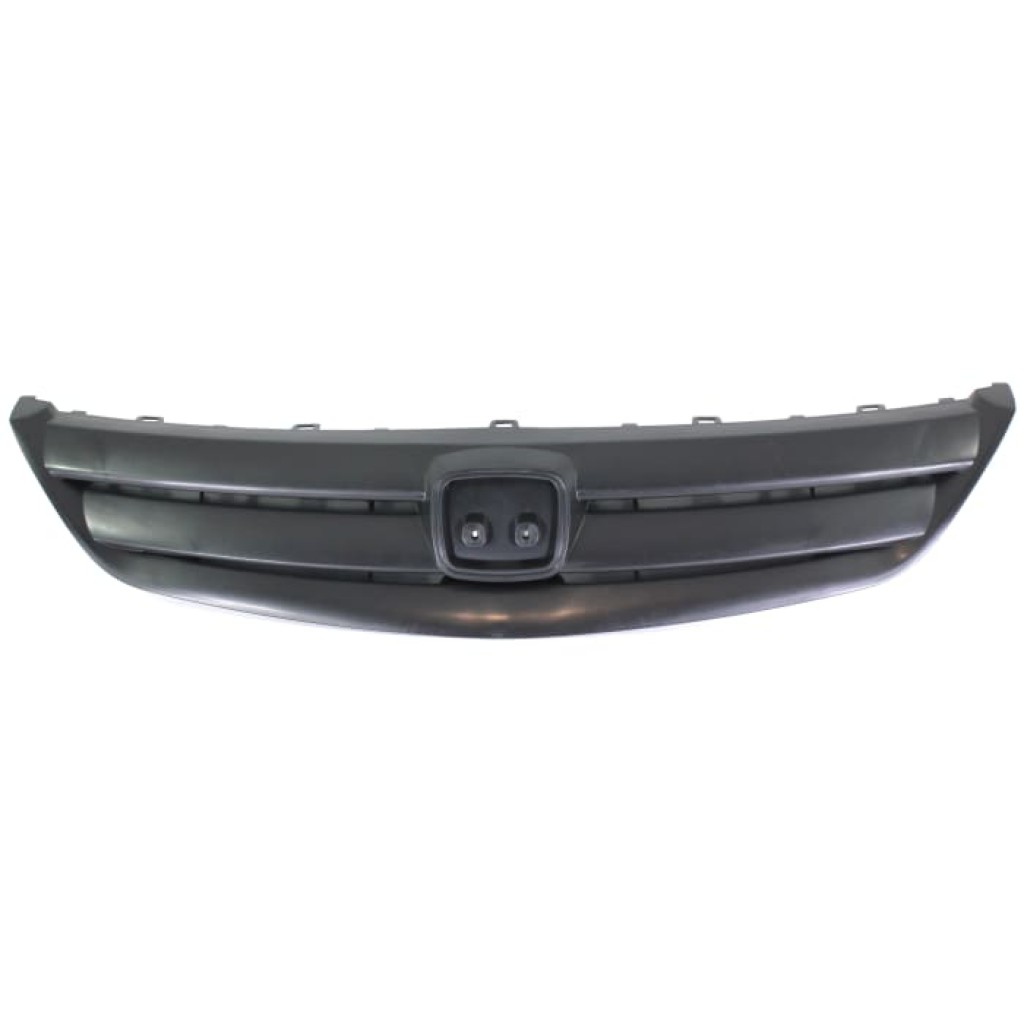 For Honda Civic Grille Assembly 2001 2002 2003 | Textured Black Shell & Insert | Sedan | Plastic | HO1200155 | Performance (CLX-M0-USA-REPH070134-CL360A70)