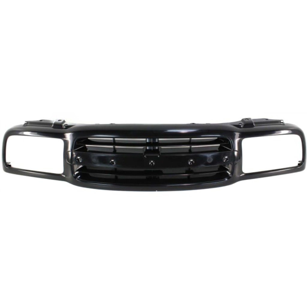 For Chevy Tracker Grille Assembly 1999 00 01 02 03 2004 | Black Shell & Insert Plastic | GM1200434 | 91176398 (CLX-M0-USA-CV14104-CL360A70)