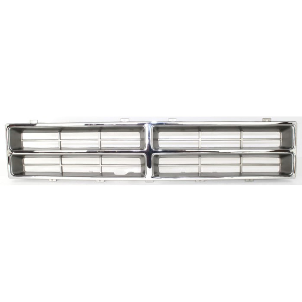 For Dodge D150 / D250 / D350 Grille Assembly 1986 87 88 89 1990 | Chrome | Plastic | CH1200103 | 4249802 (CLX-M0-USA-7274-CL360A71)