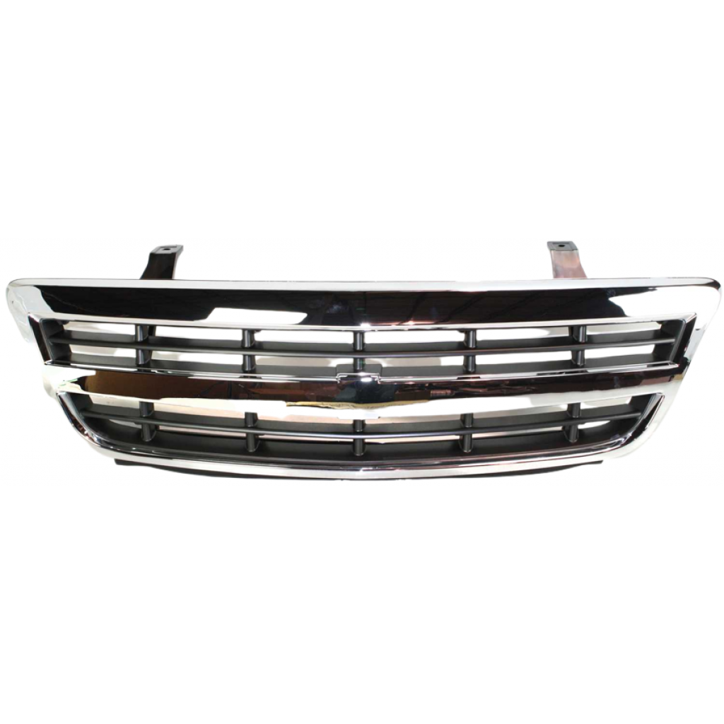 For Chevy Venture Grille Assembly 2001 02 03 04 2005 | Chrome Shell / Painted Black Insert Plastic | GM1200459 | 10310159 (CLX-M0-USA-C070117-CL360A70)